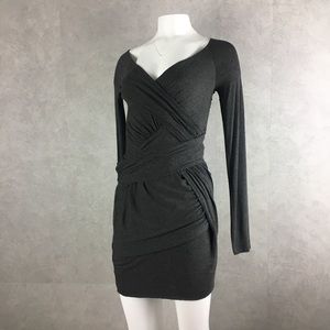 Bailey 44 fitted long sleeve dress stretchy jersey